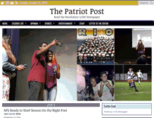 Tablet Screenshot of patriot-post.com